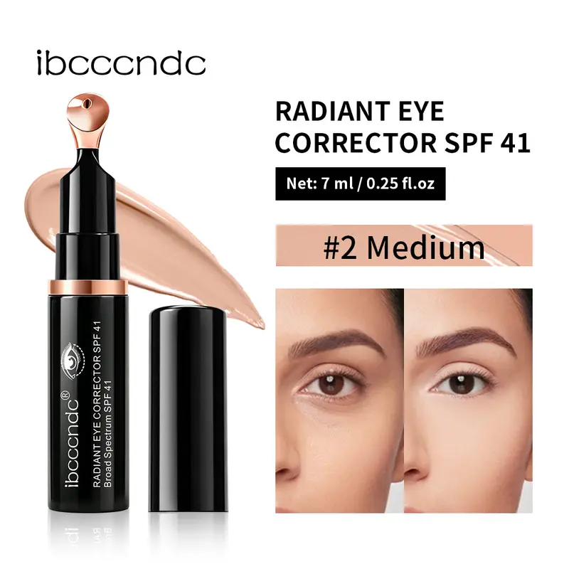 SPF 41 Eye Corrector Concealer Hydrating Suncreen Concealer Under Eye Color Corrector Dark Circles Eye Cream Woman Makeup — image 1