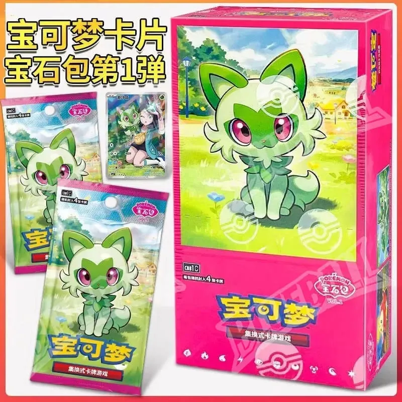 Originální pokemon Scarlet Violet Gem Pack Vol6 Tenká krabička TCG Sběratelská bitva Sběratelské karty Zjednodušená čínská verze Hračky Dárek — image 10