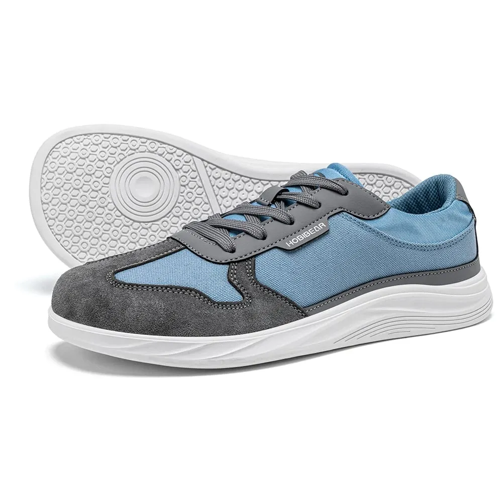 Erkek Kadın Geniş Toe Box Ayakkabı | Minimalist Suni Deri Kanvas Spor Ayakkabı Hafif Günlük Bağcıklı Yürüyüş Ayakkabısı — image 10