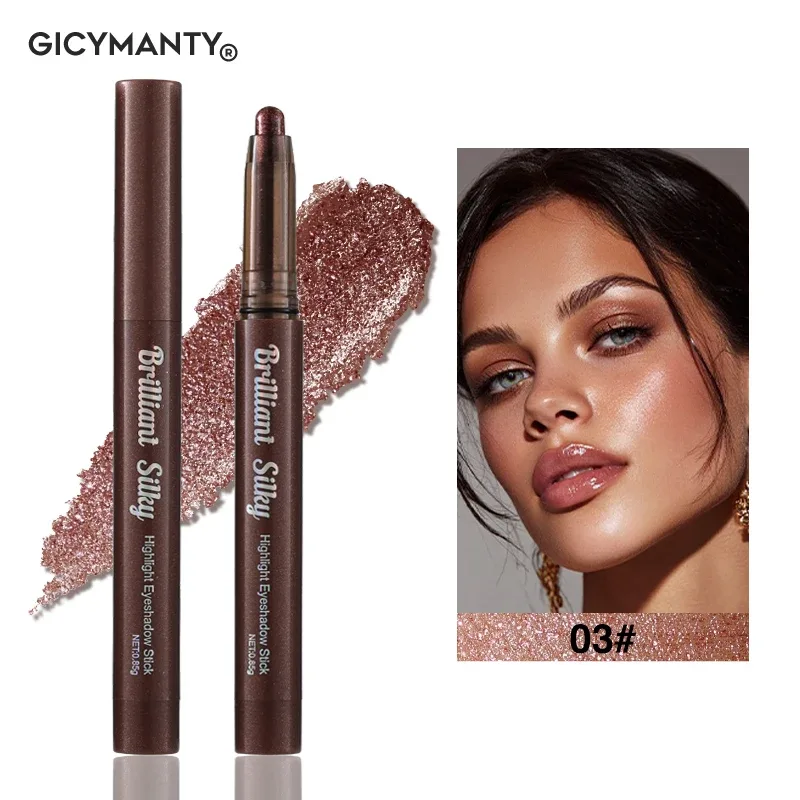 Sparkle Eyeshadow Stick Highlight Eye Pencil Shimmer Pearl Long-Lasting Waterproof Multi-Use Eye Makeup Beauty — image 10