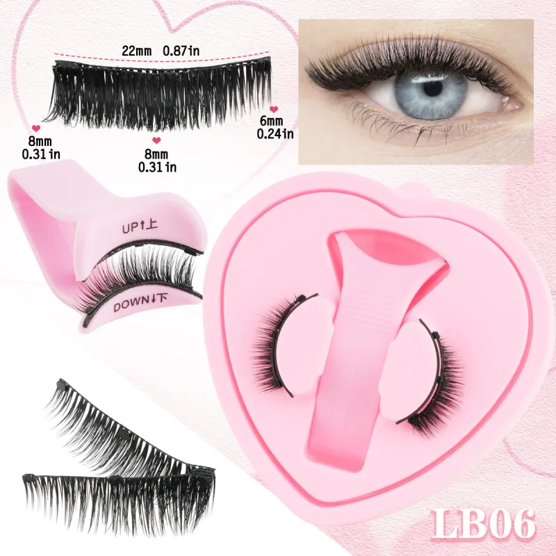 1 Pair Magnetic Eyelashes Fluffy Soft False Lashes With Tweezers Makeup Tool Magnetic Lashes Natural Faux 3D Mink Eyelashes — image 13