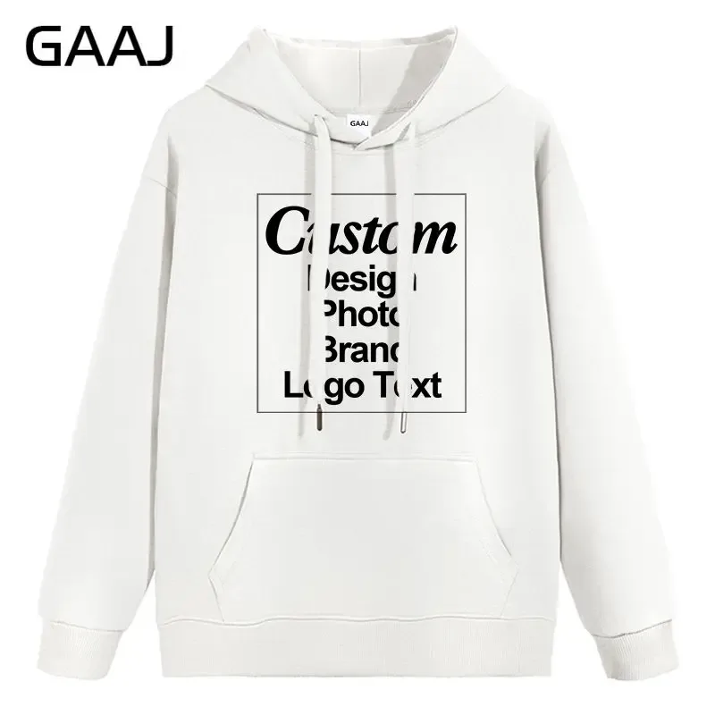High Quality Custom Hoodie Cotton Sweatshirt Print Embroidery Brand Logo Text Photo Design Men Women Famliy Team Clothing 300g — image 37