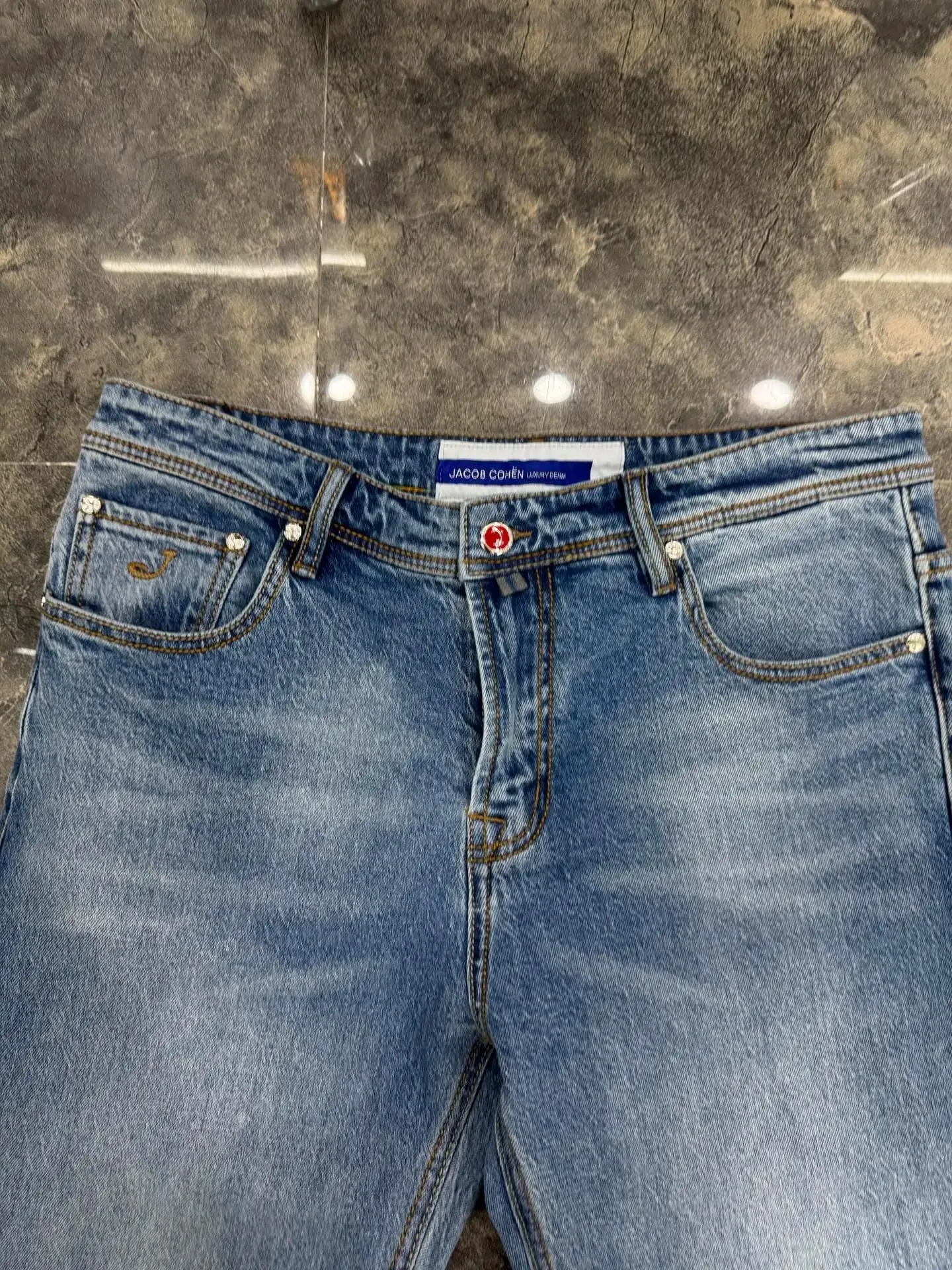 Jeans Thin Cotton Men 2026 Spring Summer new outdoors quality embroidery comfortable straight Big size 29-40 Pants — image 3