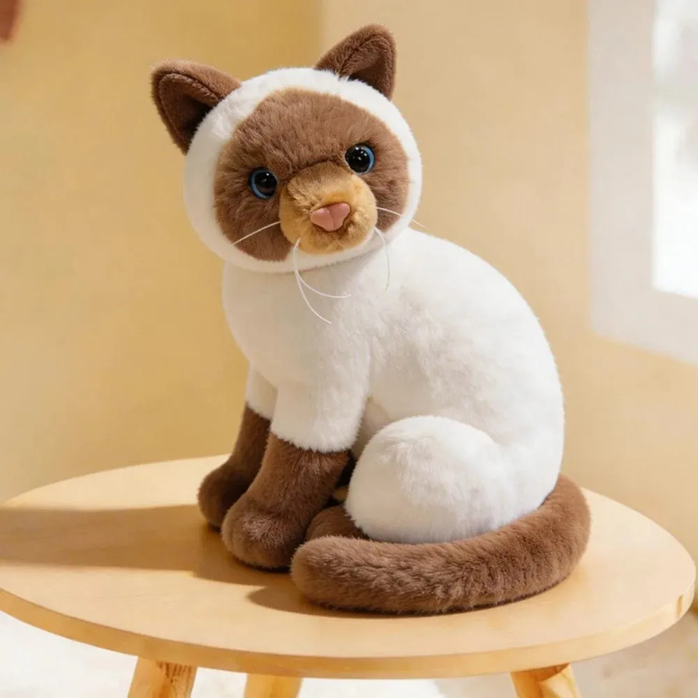 Plush Material Animal Body Pillow PP Cotton Filled 10inch Poultry Throw Pillows Cat Pattern Cute Design Animal Cushion Doll Toys — image 11