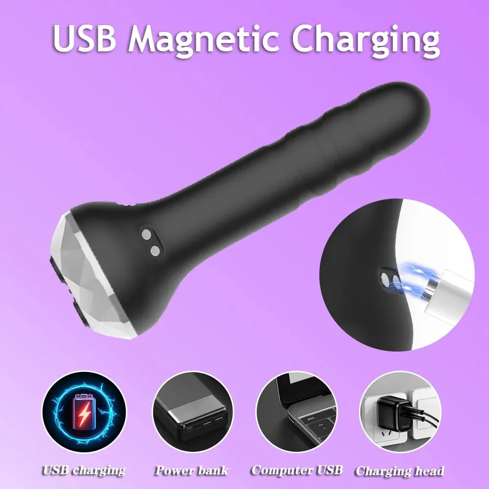 Vibrating Butt Plug Anal Toys Prostate Massager with 10 Vibrating Rotating Beginner-Friendly Anal Plug Sex Toys for Men Women — image 4