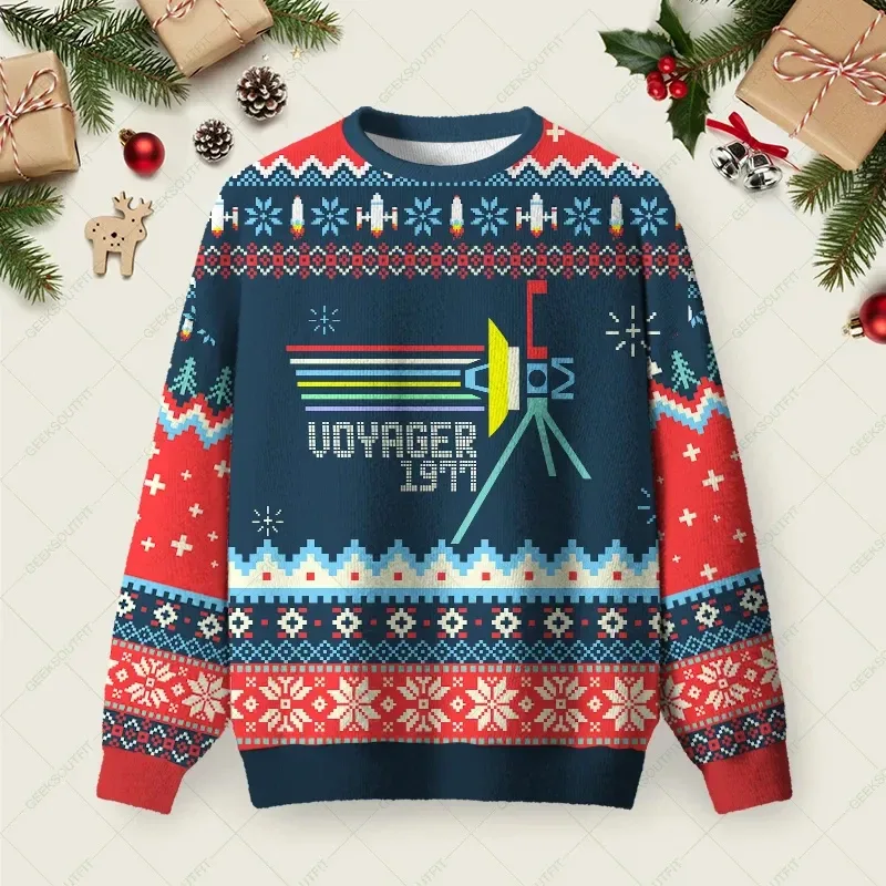 3D Print Gingerbread Man Graphic Sweatshirts Funny Santa Claus Ugly Christmas Sweater Unisex Xmas 2026 Pullover Casual Clothing — image 9