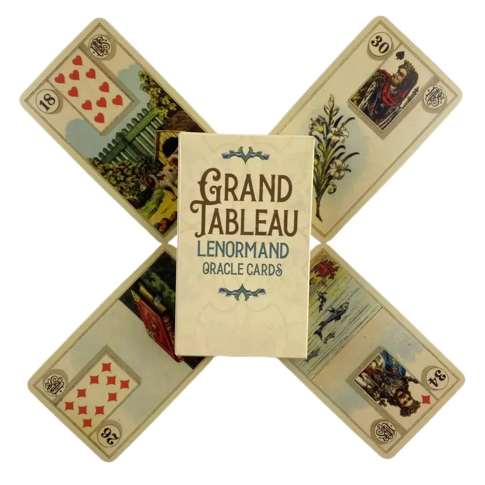 36 Full-Color ArtGame Card Divination Tarot Tableau Grand Tableau Lenormand Cloth Grand Tableau Leno — image 1