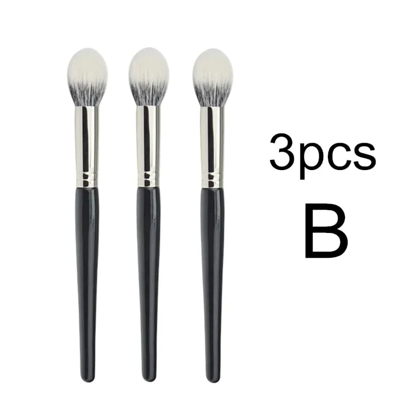 Stippling Highlight Makeup Brushes Blush Gedehår Multifunktionel Beauty Foundation Make Up Brush Tools — image 17