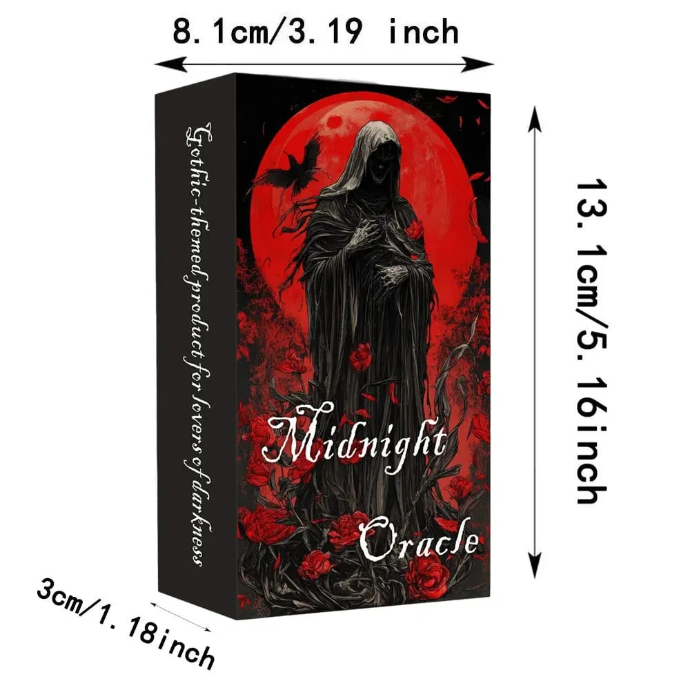 Midnight Oracle Card Deck Gothic Dark Fantasy Themed Cards Includes Paper Instructions Perfect for Enthusiasts & Collectors — image 2