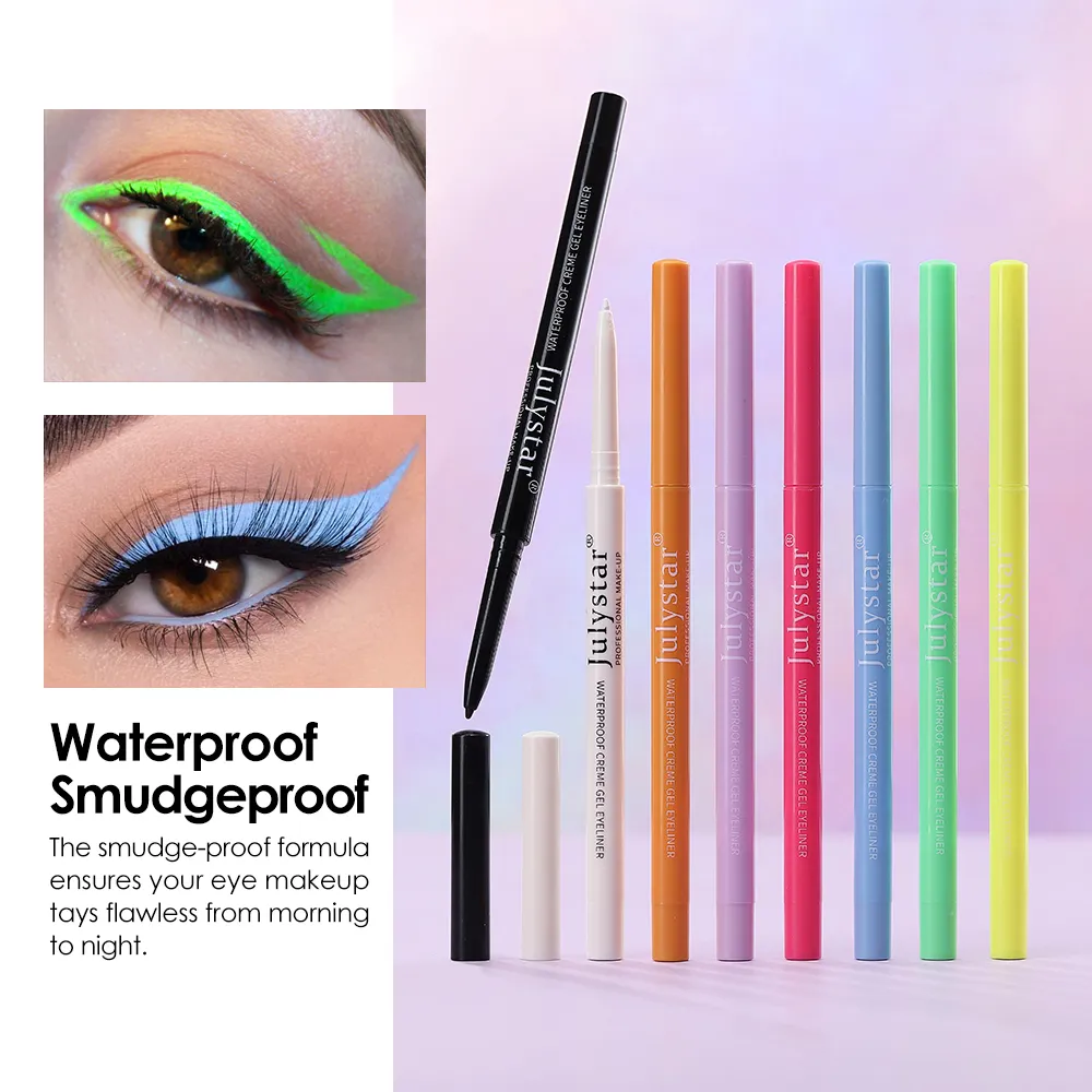 1PC White Matte Eyeliner Gel Pen Long Lasting Waterproof Eye Liner Pencil Mabilis na pagkatuyo Hindi-smudge Eye Makeup para sa mga Babaeng Cosmetics — image 6