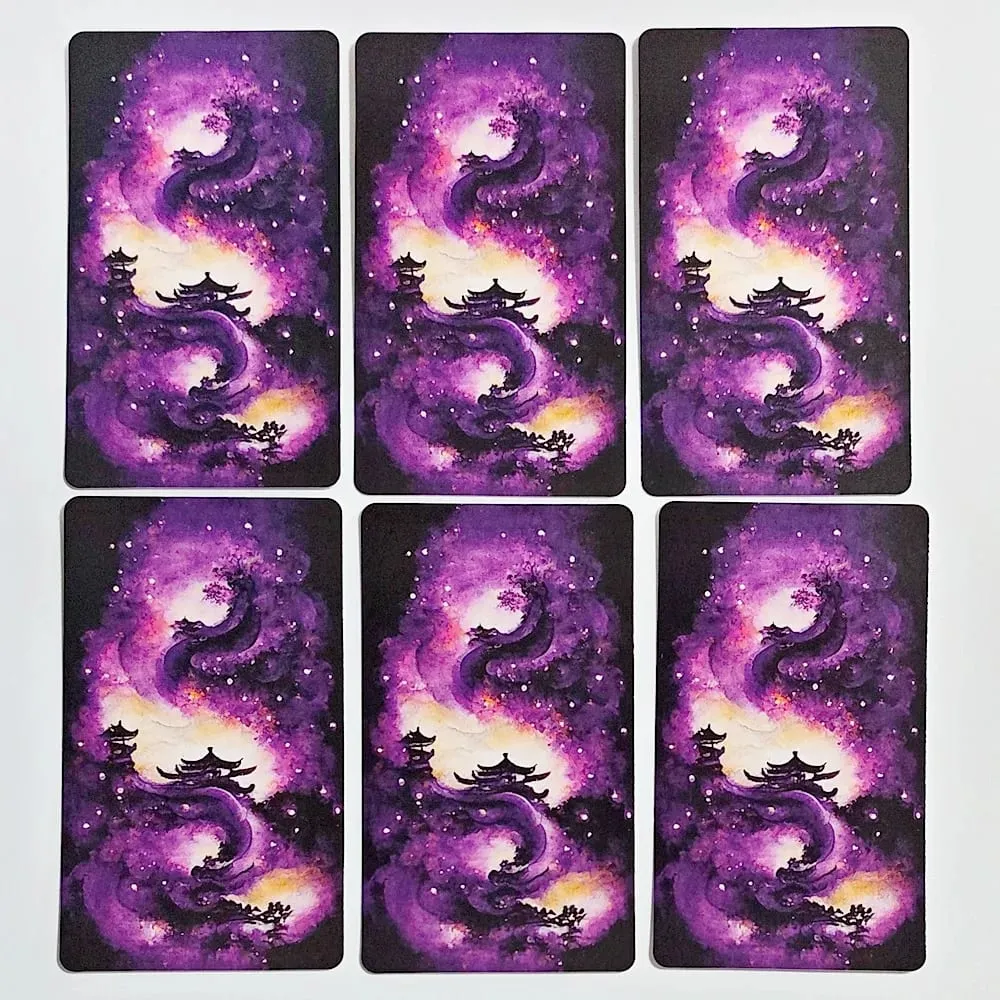 64Cards I-Ching Oracle Deck Traditional Ink Art Style Chinese Divination Tool for Spiritual Guidance and Meditation 10.3*6cm — image 6