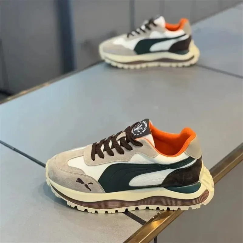 2025 Casual Shoes Men's Sports Sneakers Street Casual Platform Shoes Soft and Comfortable Non-slip Fashion Men's Shoes — image 6