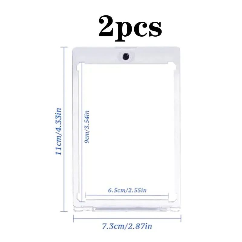 35PT Magnetic Card Holder Set Display Case Fit for YuGiOh Pokmon Game Sports Trading Cards Sleeves Hard Acrylic Protector Toy — image 11