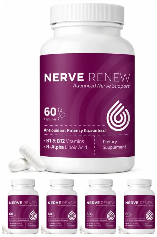 Nerve Renew Advanced Nerve Support Supplement - Natural Relief for Nerve Discomfort with R-Alpha Lipoic Acid & Vitamin B Complex — image 11