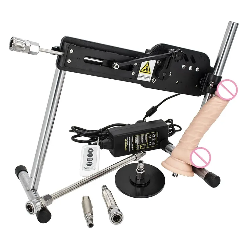 App-Controlled Mute High-Power 70W Dildo Sex Machine with Vac-u-Lock Dildo Attachments And Pumping Gun Adult Toy — image 1