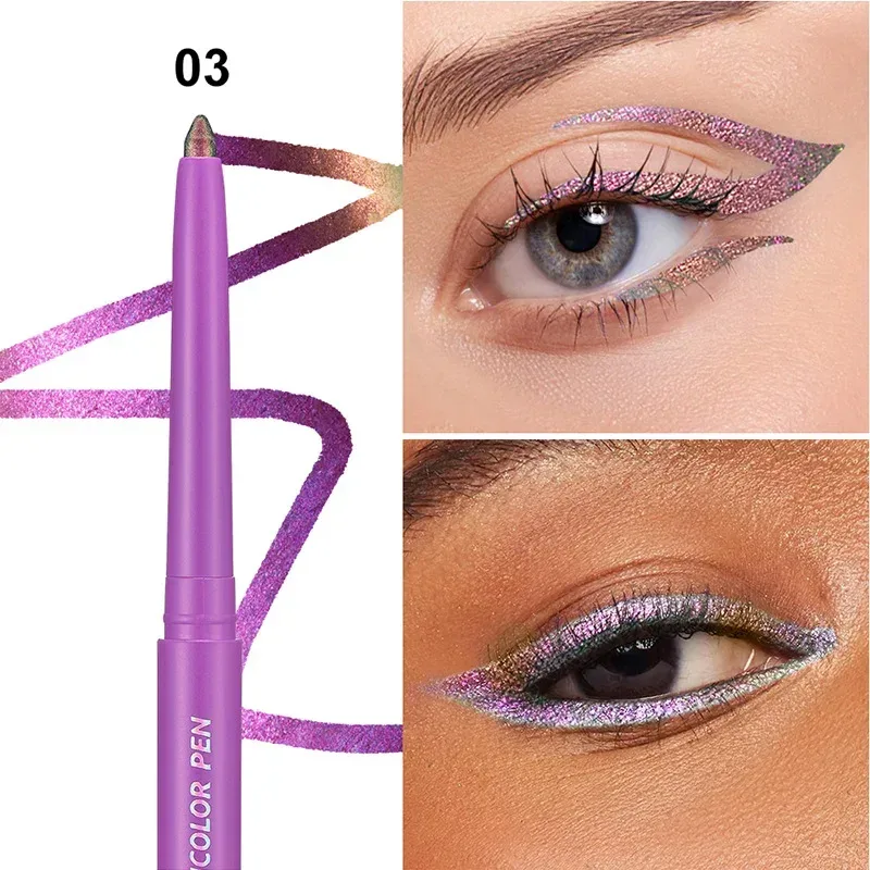 Chameleon Eyeliner Stick Pen Glitter Eyes Shadow Waterproof Shimmer Eye Liner Pen Shiny High-gloss Cosmetics Beauty Make Up — image 9