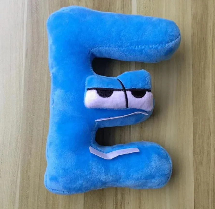 Cute A-Z Red Alphabet Plush Pillows Soft Letter Stuffed Dolls Kids Educational Learning Toy Gift — image 11