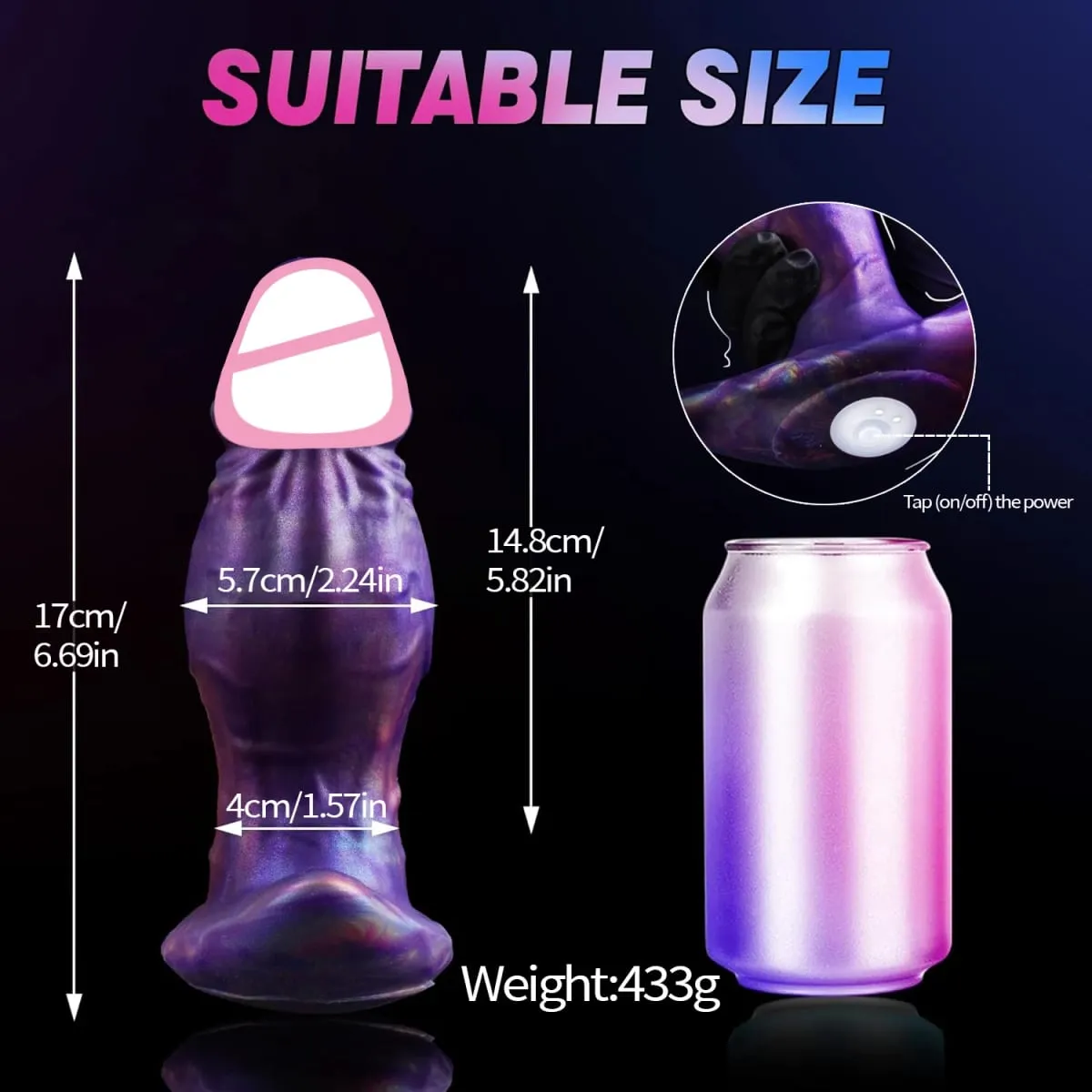 Realistic Wearable Butt Plug Silicone Dildo With Remote Control 10 Frequency Vibration Prostate Massager Anal Plug Adult Sex Toy — image 6