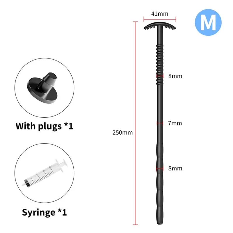 Tapón de pene hueco, Enema de descarga, palo de silicona, catéter, dilatación de sonido uretral, masturbador masculino, juguete sexual para hombre adulto, expansor — image 4
