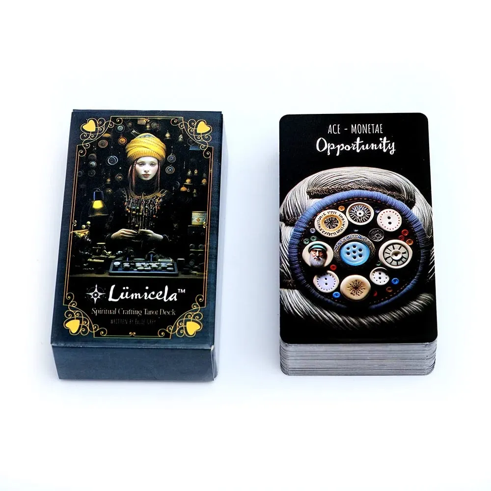 Lumicela Spiritual Crafting Tarot Deck Oracle Card Fate Divination Leisure Entertainment Family Gatherings Tarot Card Board Game — image 3