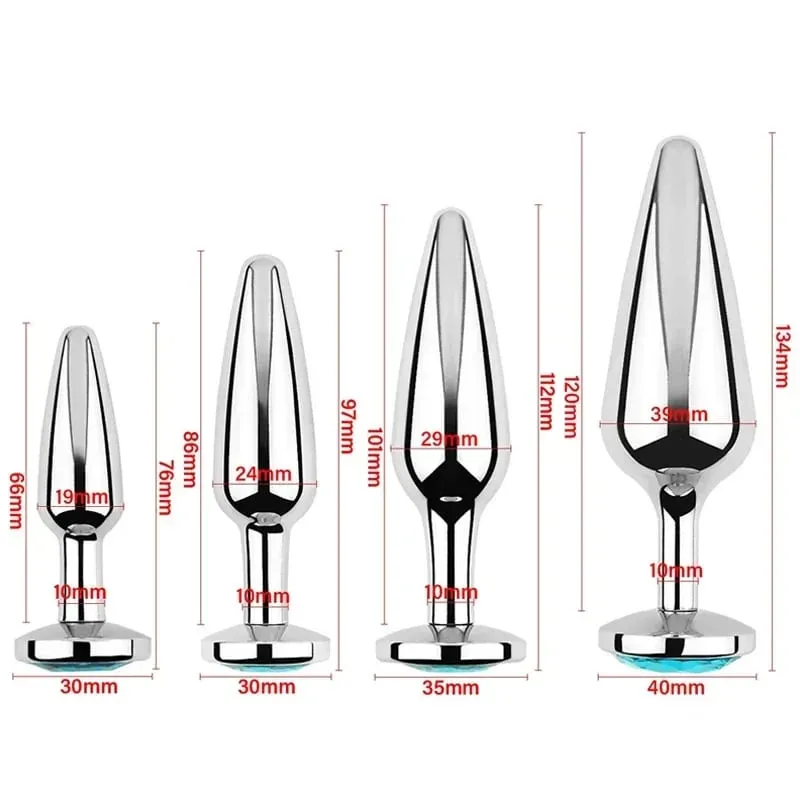 Metalen Anale Kralen Butt Plug Set Kleine Grote Draagbare Kont Anale Plug Sieraden Dilatator Dildo Prosa Massager Seksspeeltje Man Vrouwen winkel — image 5