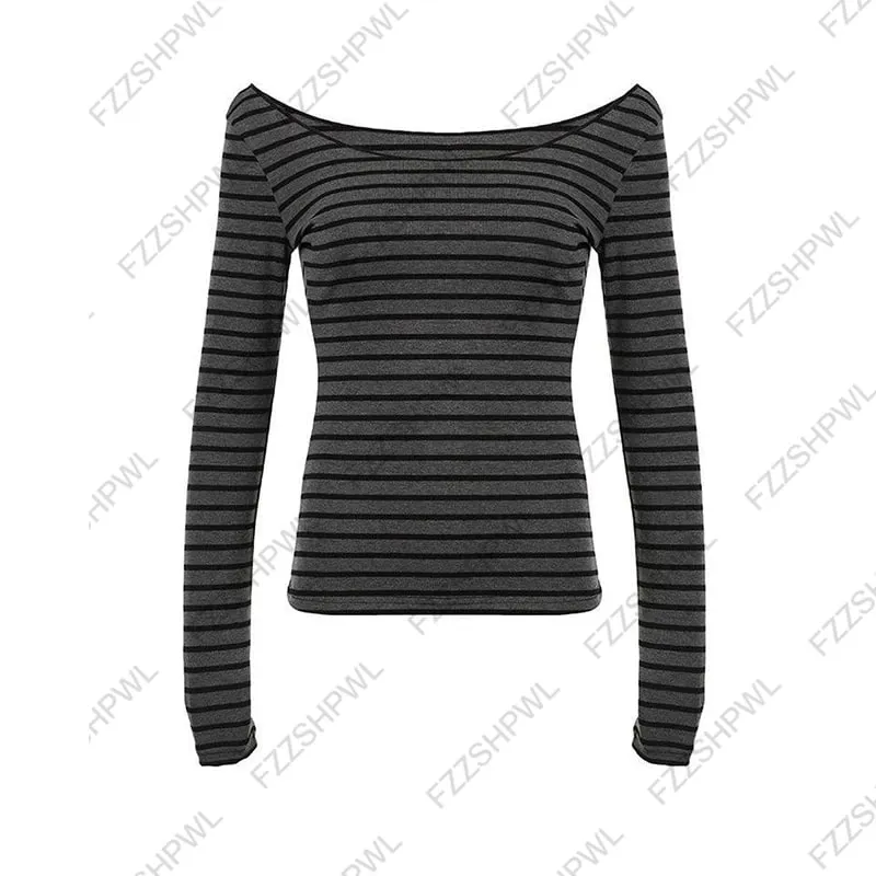 Y2k Tank Top Streetwear Punk Harajuku Stripe Print Unique Crop top Spicy Girls Casua Rock Goth Sleeveless Top Chic Hip Hop Vest — image 9