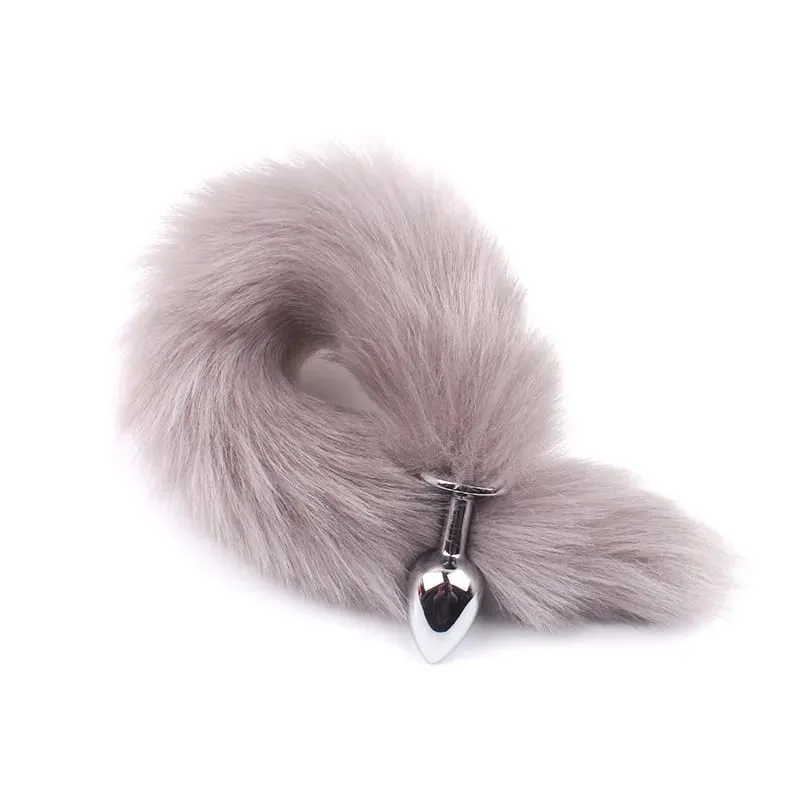 Fox Tail Anal Plug Sex Anal Toy Butt Plug For Women Adult Sex Toy Stainles Steel Anal Plug Smooth Butt Plug Cosplay BDSM Sex Toy — image 10
