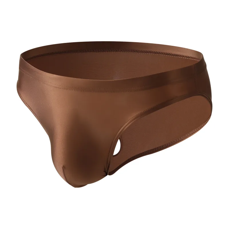 3pcs Men's Ice Silk Briefs Underwear U Pouch Low Waist Ropa Interior Hombre Bikini Mens Slips Cuecas Sissy Panties for Male — image 15