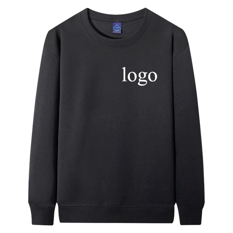 Customized Round Neck 60% Cotton Hoodies Men Fashion Printed Loose Long Sleeve Pullover Women Personality Streetwear Sweatshirts — image 10