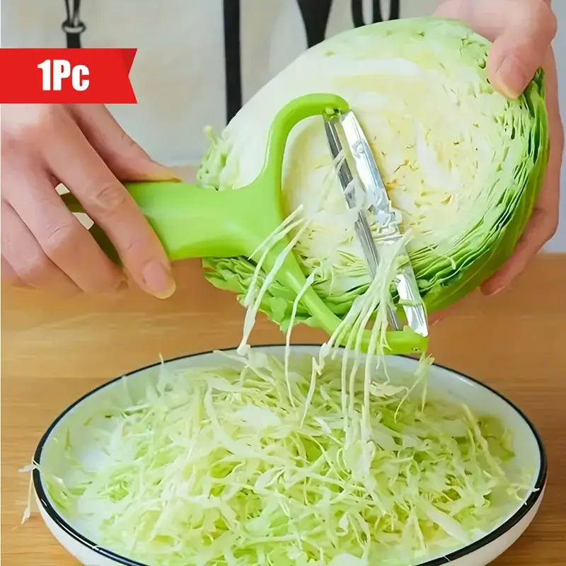 1pc Multifunctional Large Cabbage Shredder and Slicer - Food-Safe Vegetable Cutter Suitable for Lettuce with Wide Blade Peeler