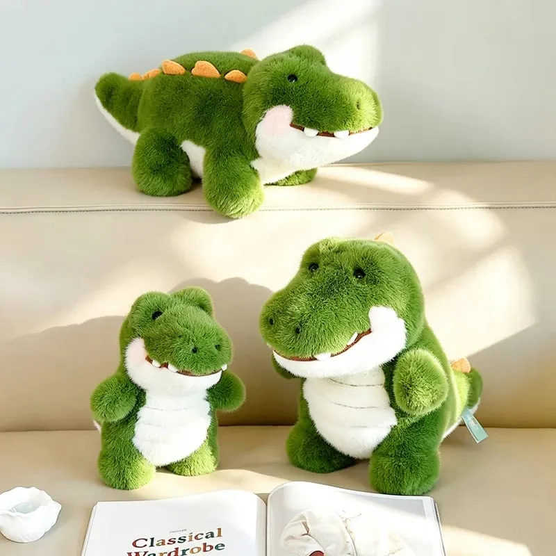 Lovely Crocodile Plush Chubby Animal Cute Huggable Pillow Sofa Backrest Home Bed Decro — image 2