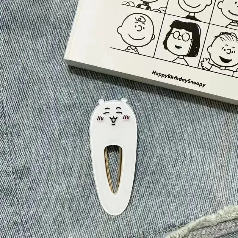 New jiyi jiyi Acrylic Hairpin Xiaoba Usachijiyi Flying Squirrel Chestnut Head Cute Cartoon Duckbill Clip Student Girl — image 14