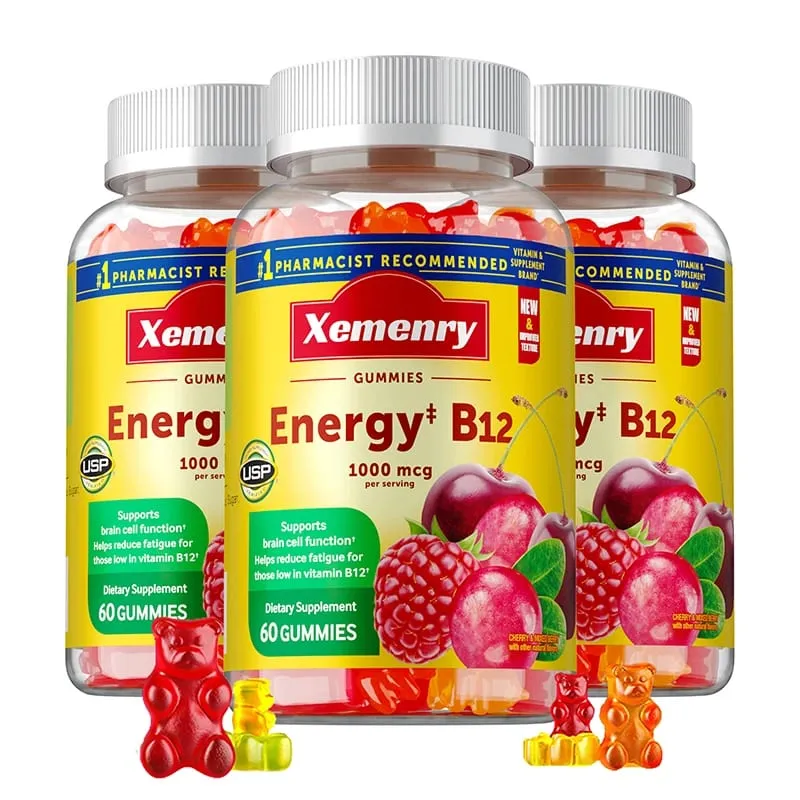 Vitamin B12 Gummies - It Helps Maintain Energy Boosts Metabolism and Supports Bones and The Immune System — image 1