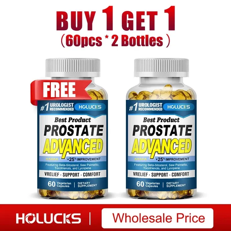 Prostate Capsules with Saw Palmetto Urinary Tract Health Relieve Frequent Urination Hair Growth Bladder Support for Men — image 7