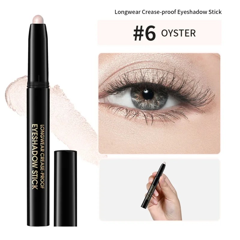 10colors Eyeshadow Stick Matte & Shimmer Shades Waterproof Smudge-proof Glitter Eyeshadow Pencil Stick Lasting Smooth Eye Makeup — image 15