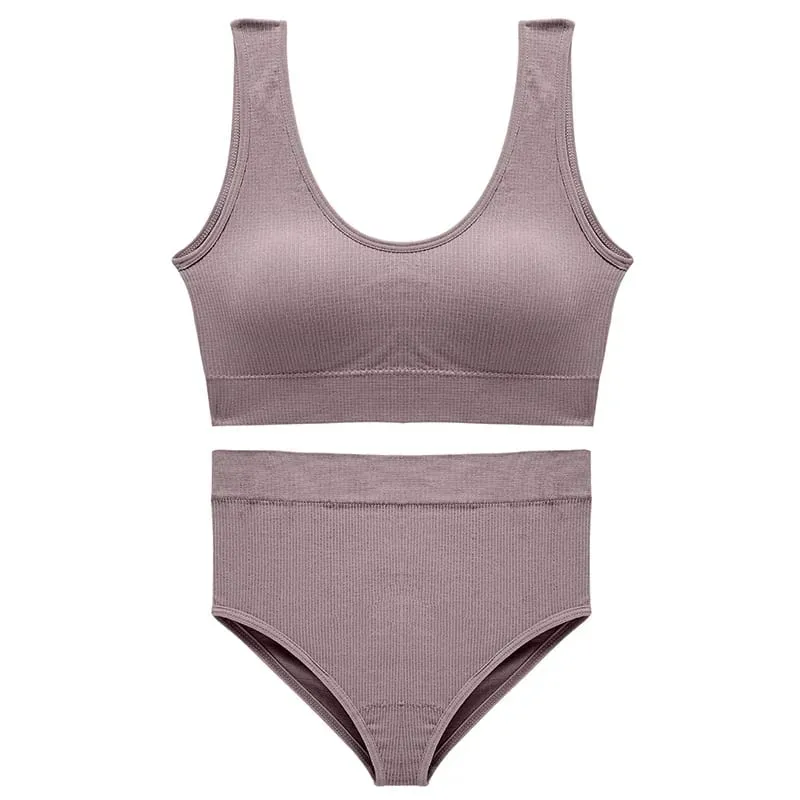 ชุดชั้นในกีฬาสตรีชุด PLUS ขนาดไร้สาย Bra Top เบาะสบายชุดชั้นในชุดชั้นใน Bra — image 11