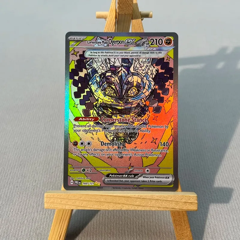 PRE PTCG5-001 Tcg proxy PKM Cards Vaporeon ex Espeon ex Rare Collection Battle Toys Gifts for Hobbies home play