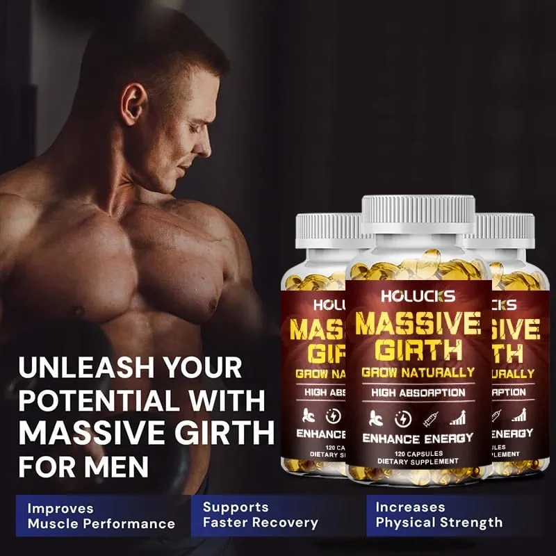Men's Health Supplement Capsules Enhances Performance & Energy for Stamina Muscle Strength Booster — image 7