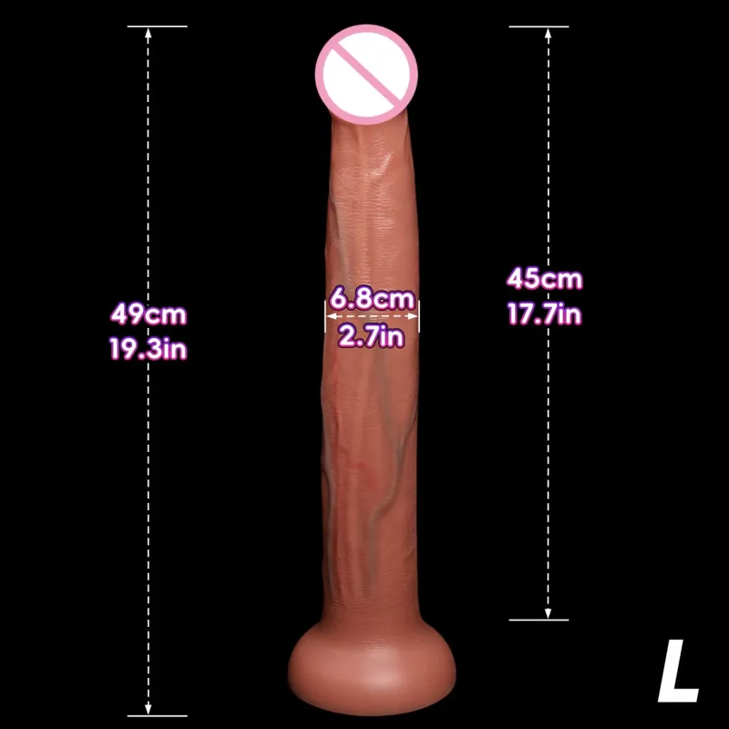Super Long Artificial Penis Realistic Dildo Man Genitals Penetration Anal Sex Toy Female Vaginal Masturbation Suction Cup Dick