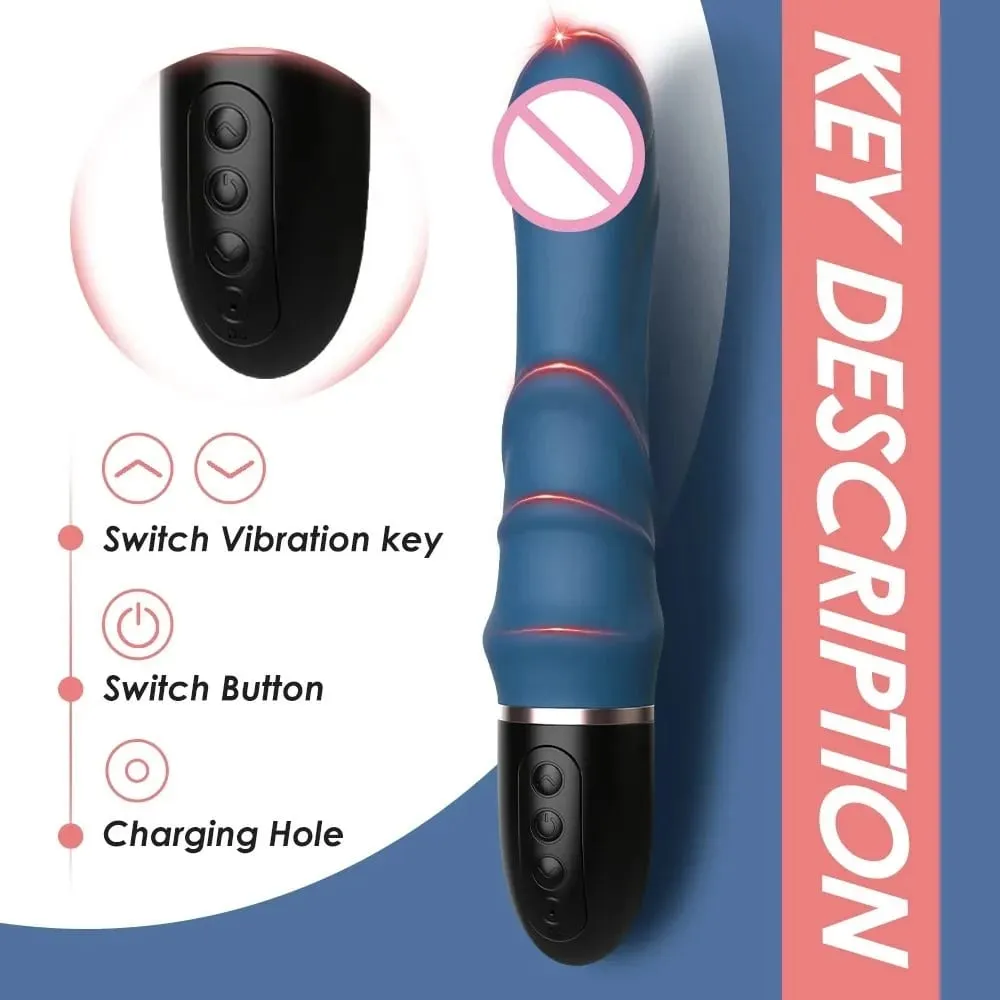 10 Modes Soft Silicone Vibrator for Women Big Dildo Massager Female Masturbator for Couples G-spot Clitoral Stimulator Sex Toys — image 4