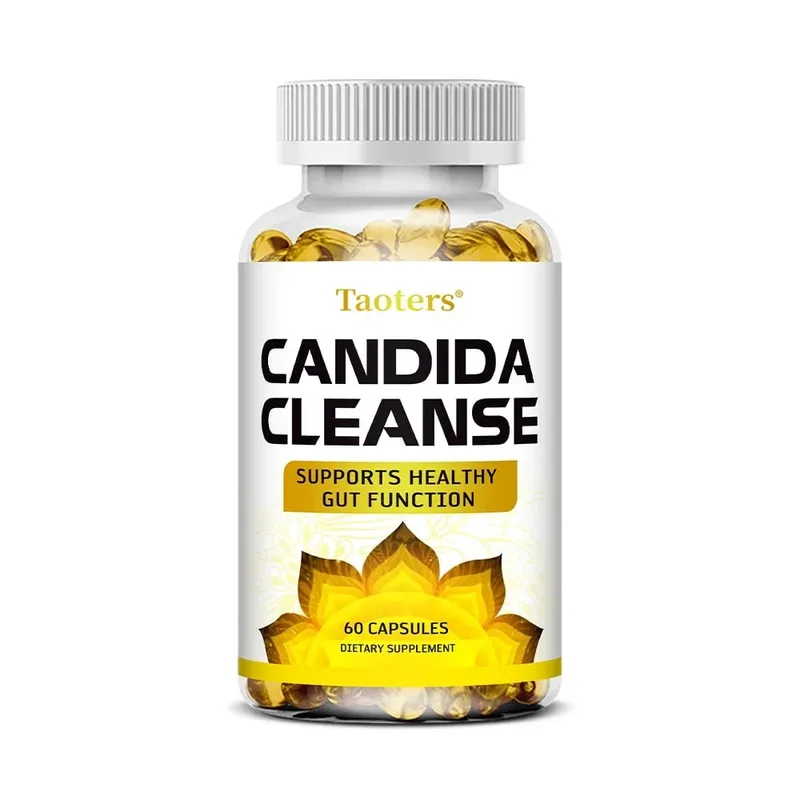 Candida Cleanse - Limpeza do Fígado Desintoxicante Apoia a Saúde Intestinal Limpeza do Cólon Aumentando a Energia 120 Cápsulas