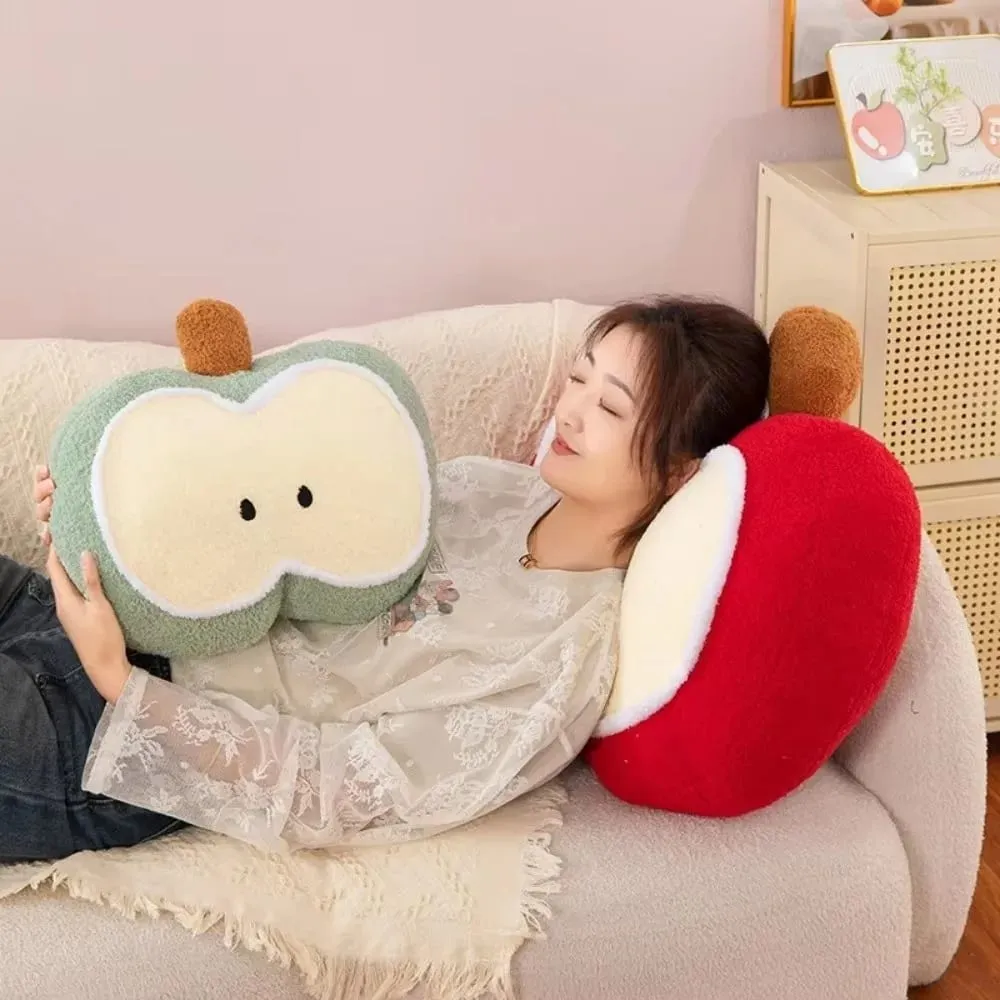 Creative Plush Fruit Doll Pillow Soft Stuffed Sleeping Cushion Office Seat Cushion For Living Room Sofa Bed — image 4