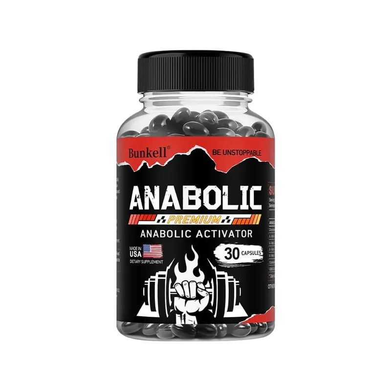 Muscle Builder Capsules - Helps Increase Strength Endurance Protein Synthesis Promotes Faster Muscle Growth Abs Energy