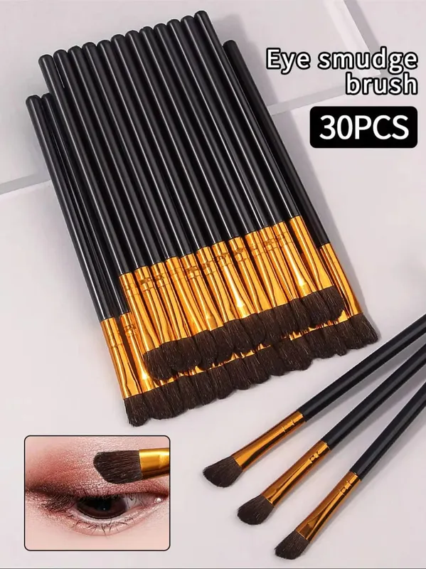 30PCS Professional Makeup Brushes Kit Concealer Brush Eyeshadow Soft Bristles Shader Brush Facial Cosmetic Beauty Makeup Tools
