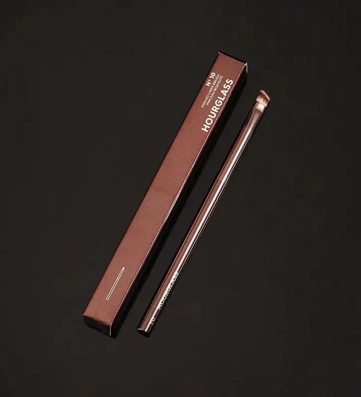1pc Hourglass Powder Contour Makeup brushes Foundation Blusher Make up brush metal handle Concealer Bronzer high end with box — image 16
