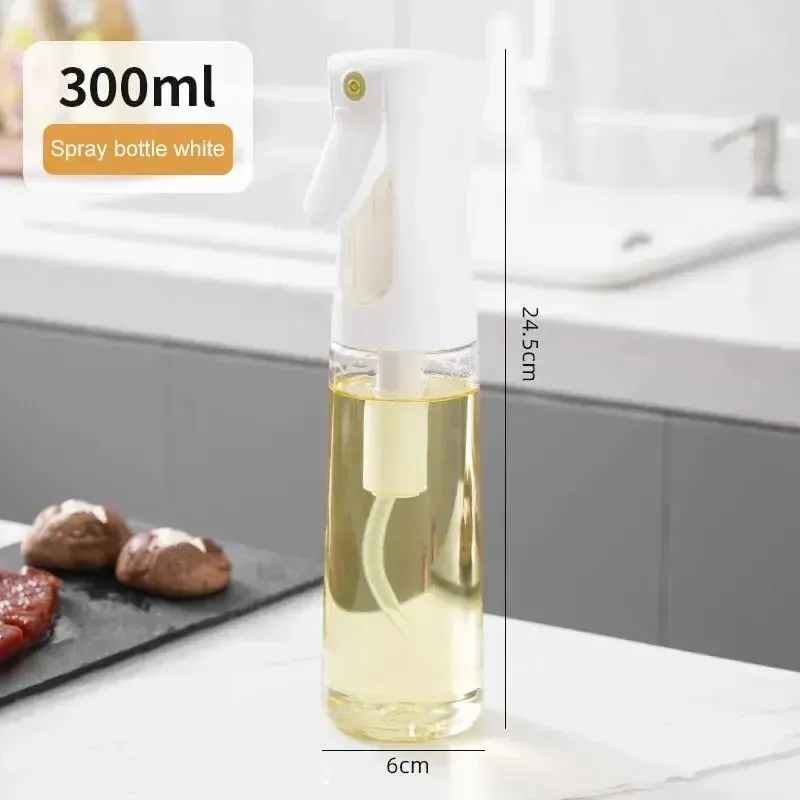 1Pc 200/300/500 ML Oil Spray Pot Kitchen Household Edible Olive Oil Spray Bottle Atomized Misty Oil Tank Air Fryer Spray Bottle — image 11