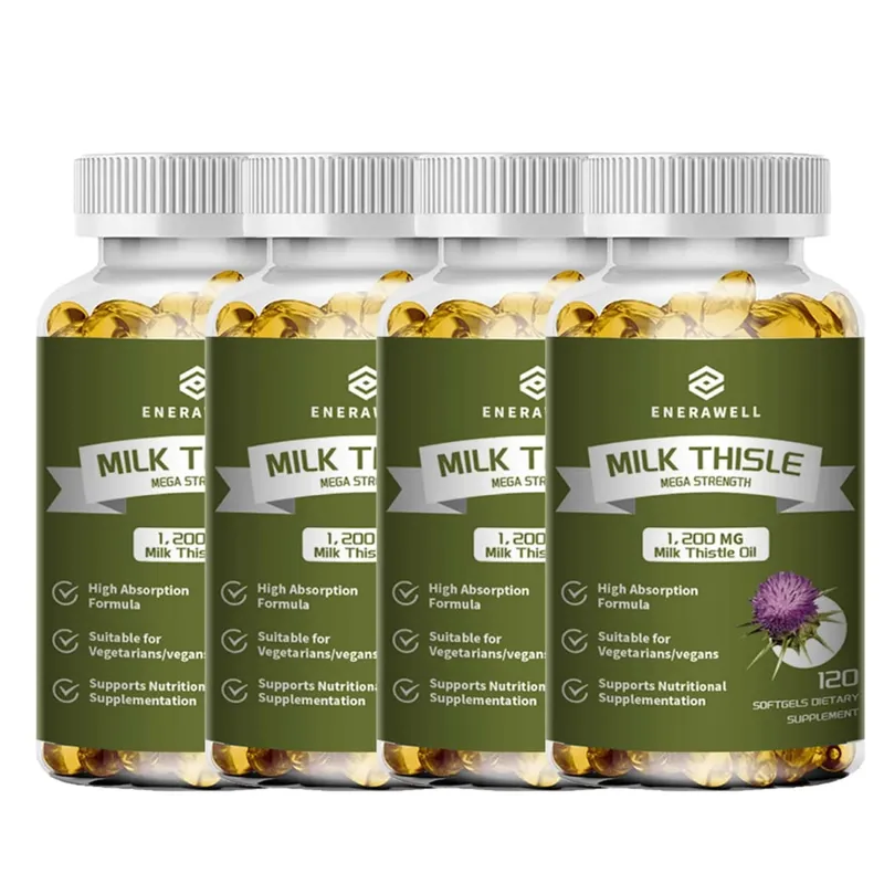 Milk Thistle Dandelion Root Supplement - Liver Health Support Antioxidant Support Detoxification 120 Capsules