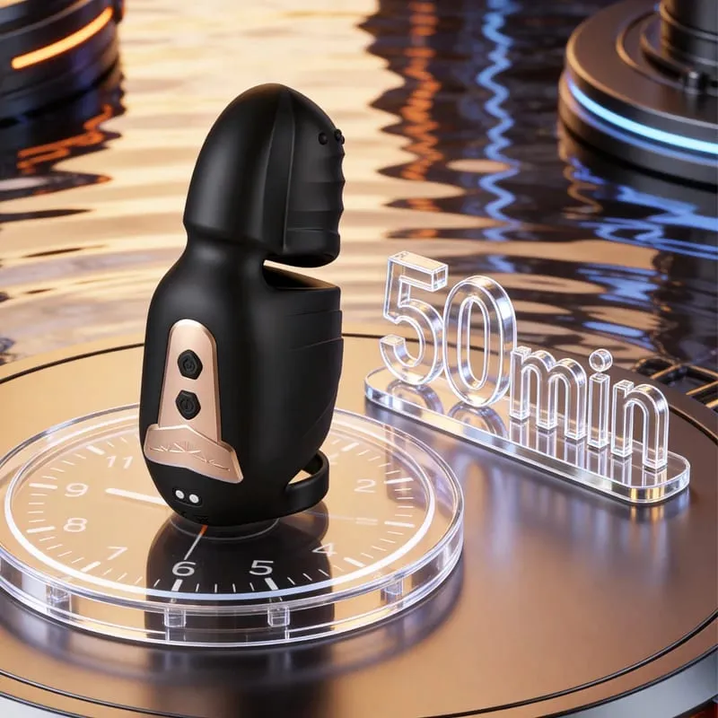 Glans Trainer Cock Male Masturbator 10 Mode Vibrator+wriggle Cocks Glans Stimulator Portable Pocket Pussy Penis Exercise Sex Toy — image 4