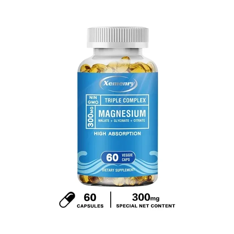 Triple Magnesium Complex Supplement - Contains Magnesium Glycine Malic Acid and Citrate To Relax Muscles and Improve SleepSupp — image 9
