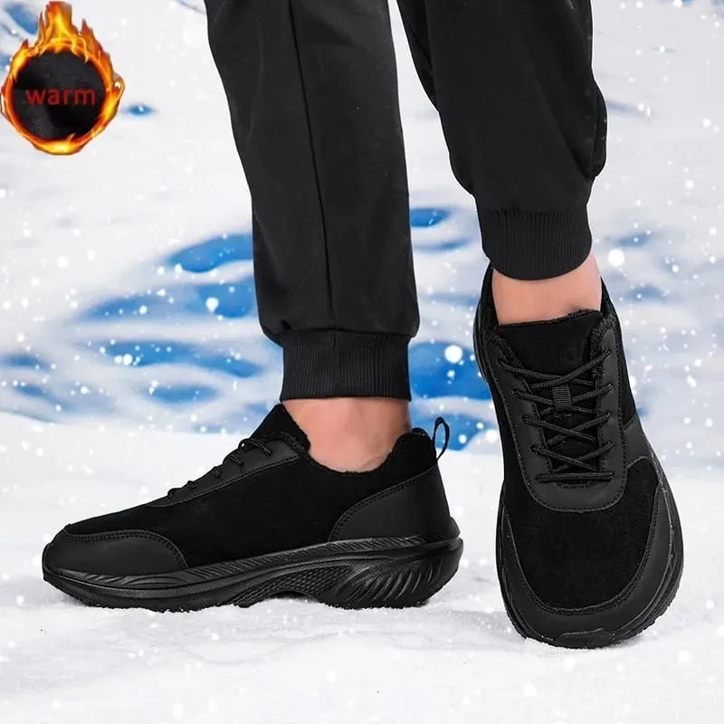 Winter Wide Head Men's sneakers Unisex Barefoot Comfortable Big Size warm Casual Shoes Non-slip Hiking Shoes Minimalist Shoes — image 7